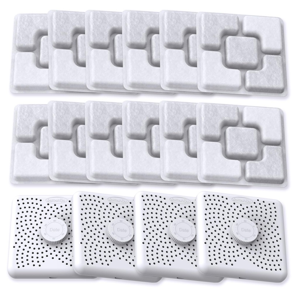 12-Pack Desiccant Bags for Pet Food Storage & Automatic Feeders | Moisture Ab...