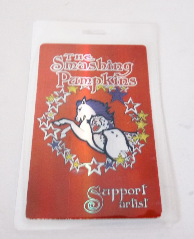Smashing Pumpkins 2010 Tour Support Laminate Backstage Pass D4