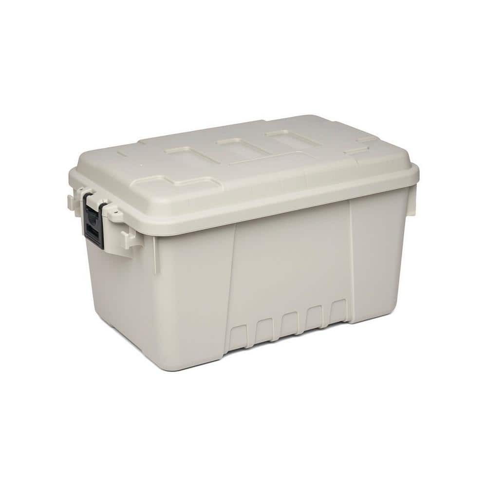 14-Gallon Smoke-Colored Storage Container with Lid