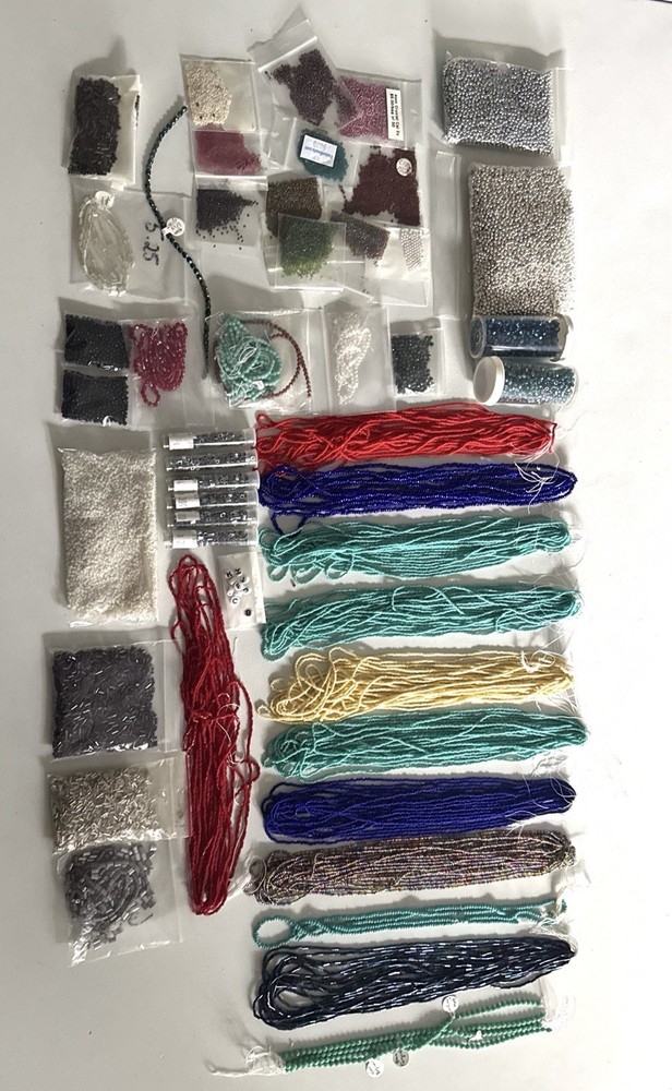 Assorted Seed Beads And Crystals For Jewelry Making