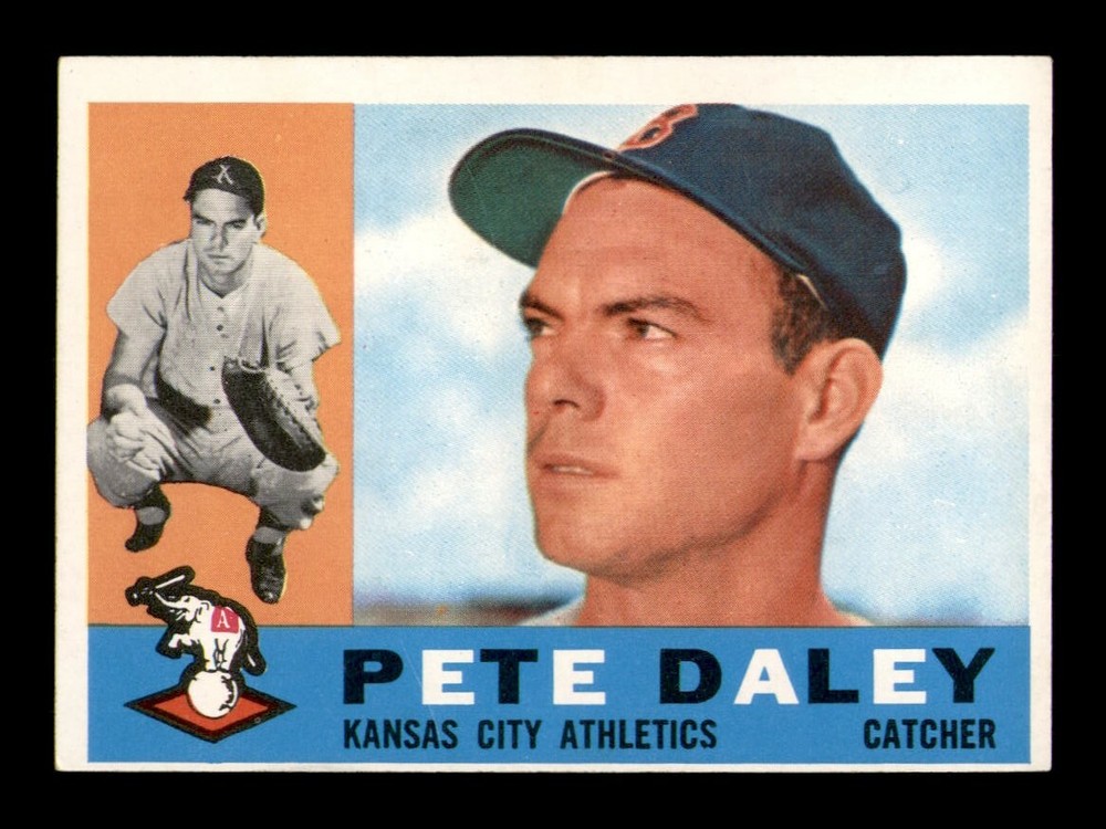 1960 Topps #108 Pete Daley NM High Grade Vintage Baseball Card OBGcards  