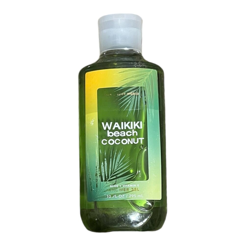Bath & Body Works WAIKIKI BEACH COCONUT Shower Gel Body Wash 10 fl oz New