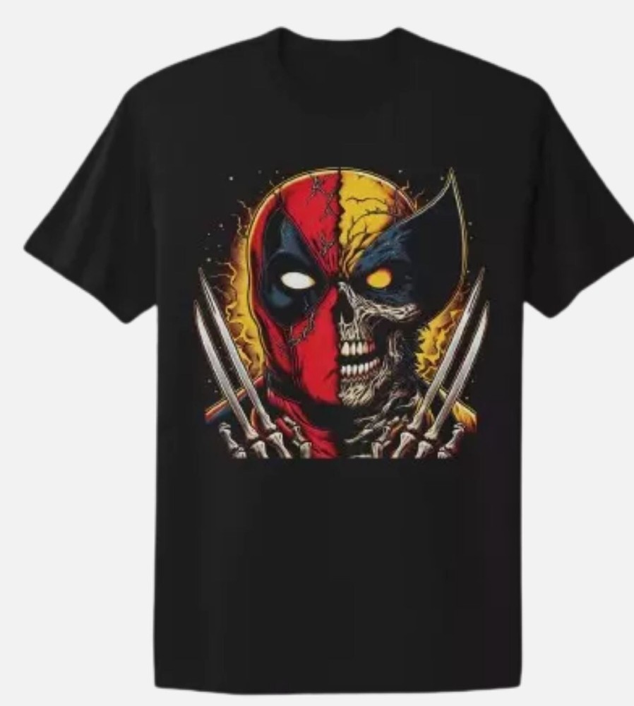 Deadpool vs Wolverine, Amazing Hero X-Men Marvel Movie T-Shirt