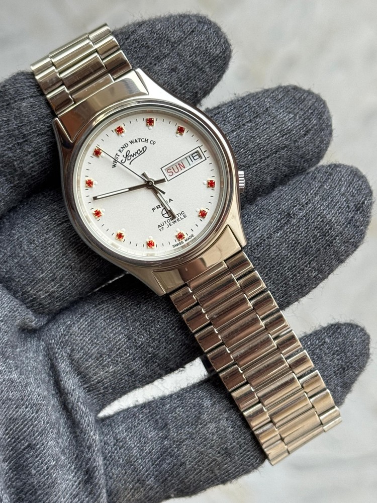 Vintage West End Prima Automatic Day/Date Mens Wrist Watch-image