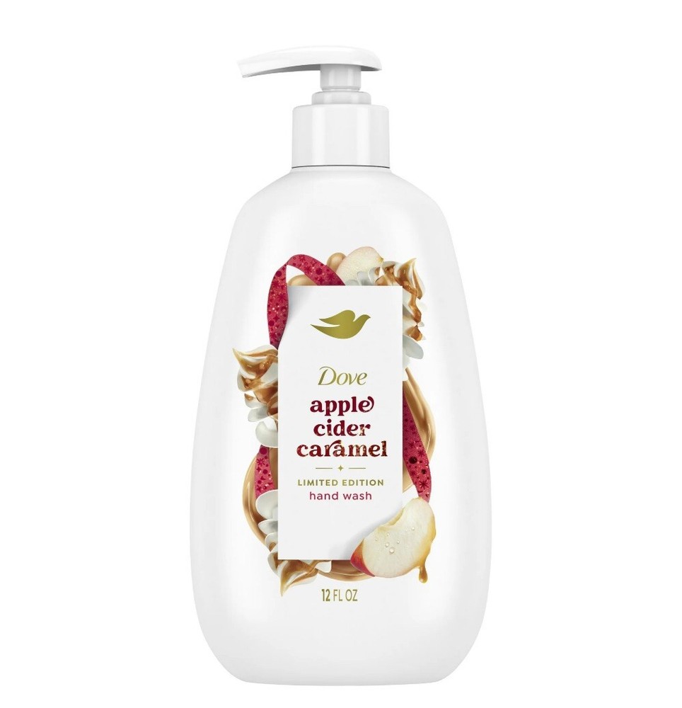 Dove Liquid Hand Soap Apple Cider Caramel Holiday Treats Limited Edition, 12 oz