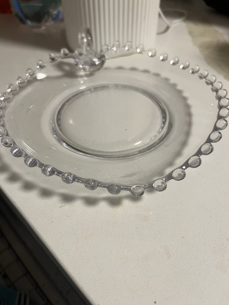 Clear Glass Small Serving Condiment Bowl Candy Nut Dish