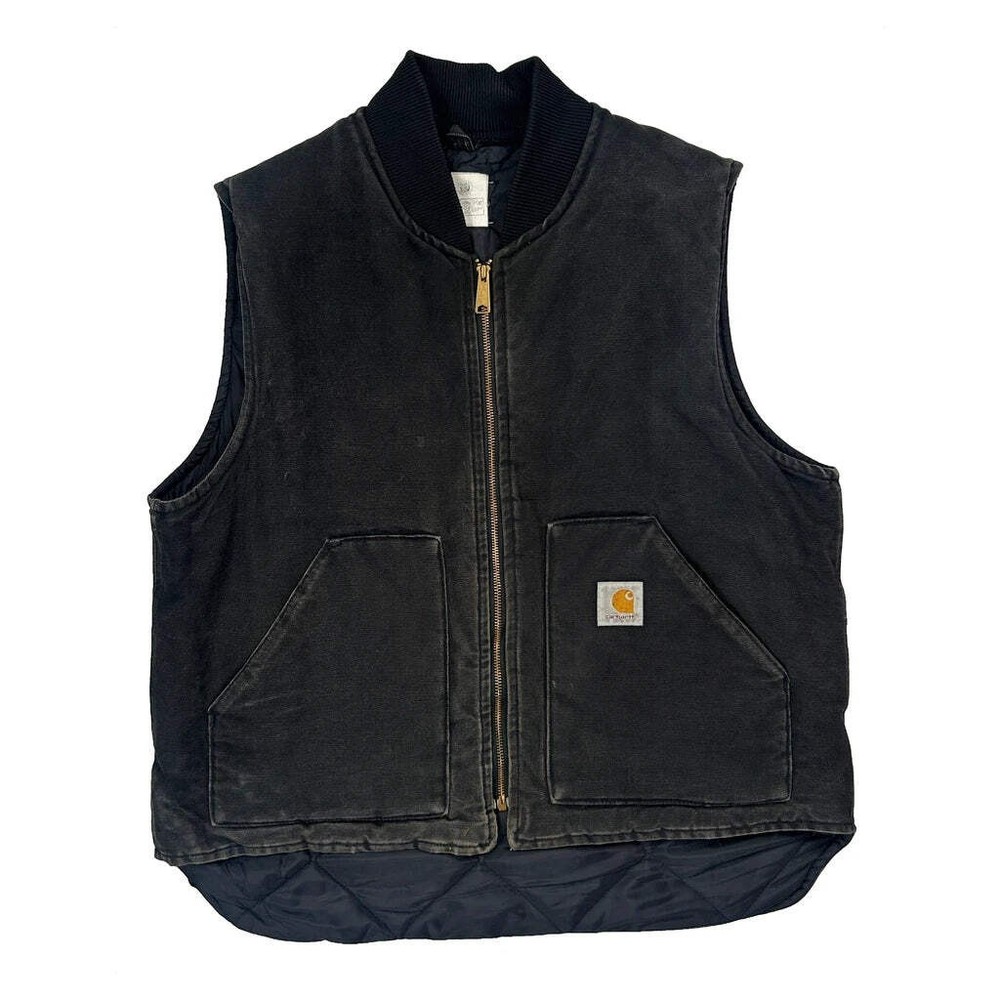 Carhartt Vest - Large Black Cotton