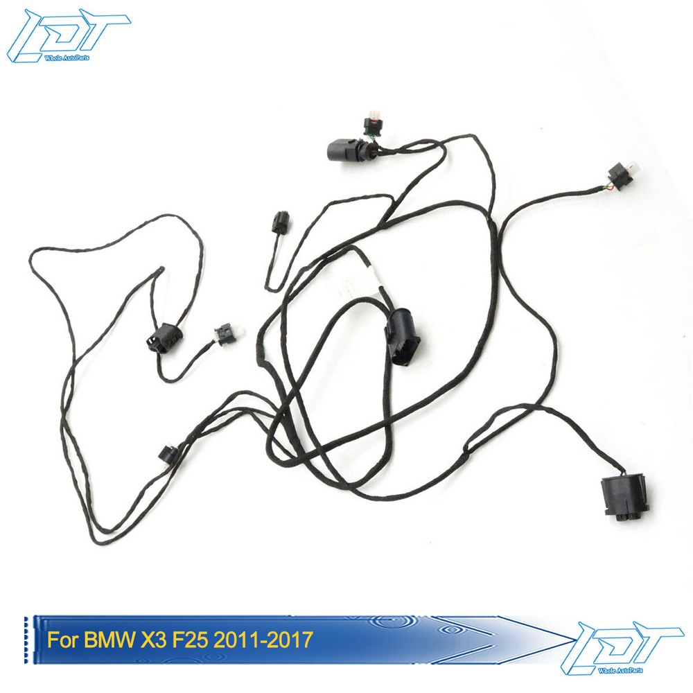 Fits 2011-2017 BMW X3 F25 61129304728 Front Bumper Parking Sensor Wiring Harness