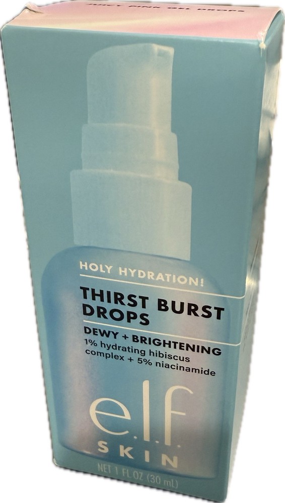 e.l.f. SKIN Holy Hydration Thirst Burst Drops Serum for Glowy Radiant Skin