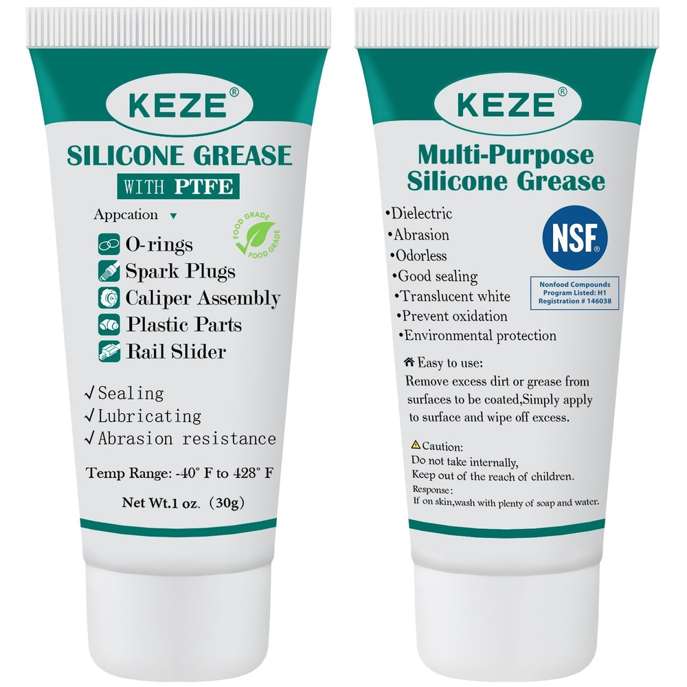 Silicone PTFE Grease Tube for Automotive and Sliding Glass Doors 9200
