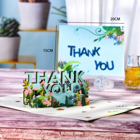 Mothers Day ThankYou Card Gifts FloralBouquet Greeting Card Flowers for Mom wife-image