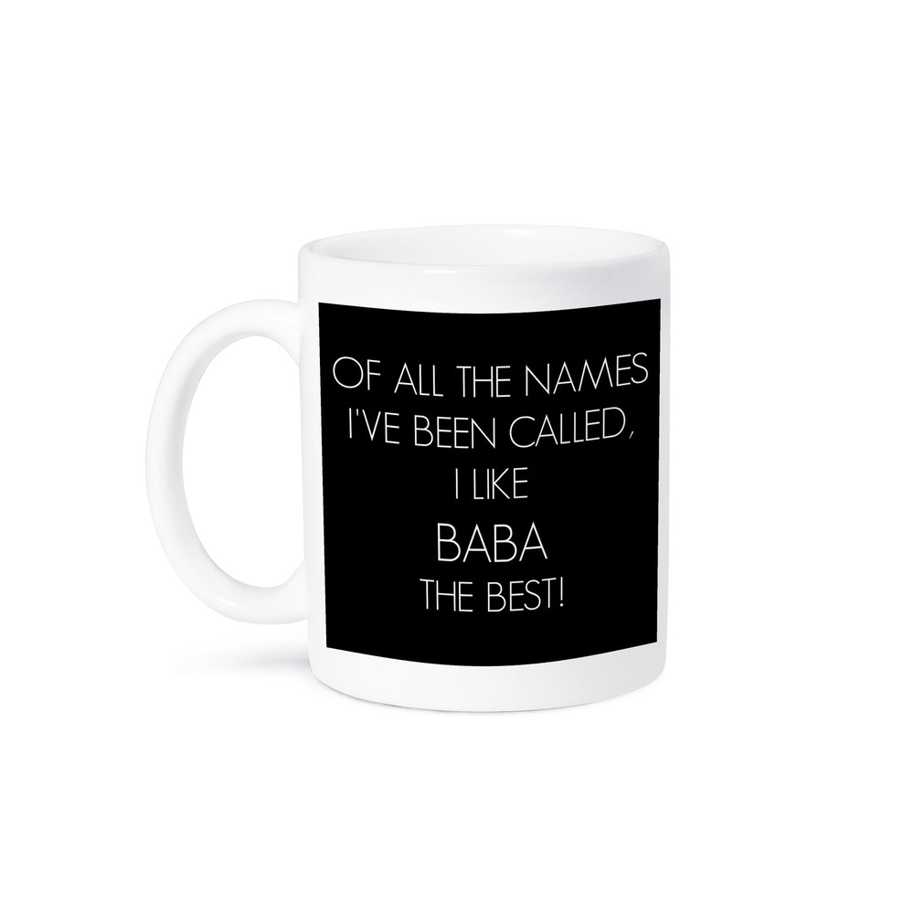 3dRose Baba The Best Name Mug - 11 oz Ceramic Coffee Cup  