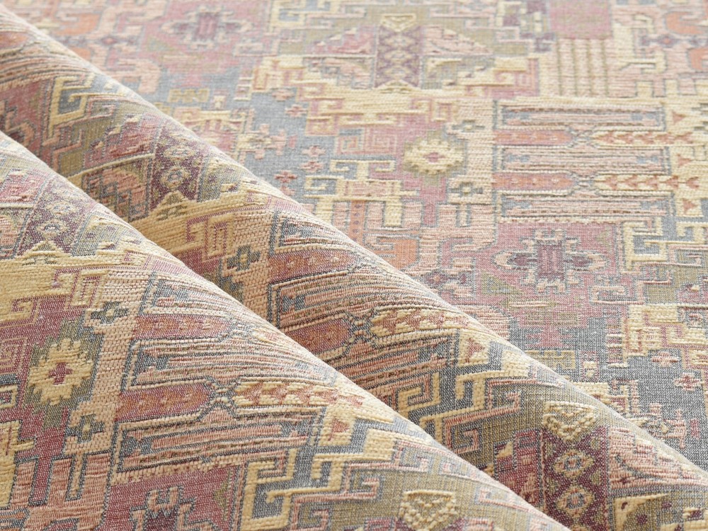 Kilim upholstery fabric tribal southwestern Turkish Moroccan by yard or meter