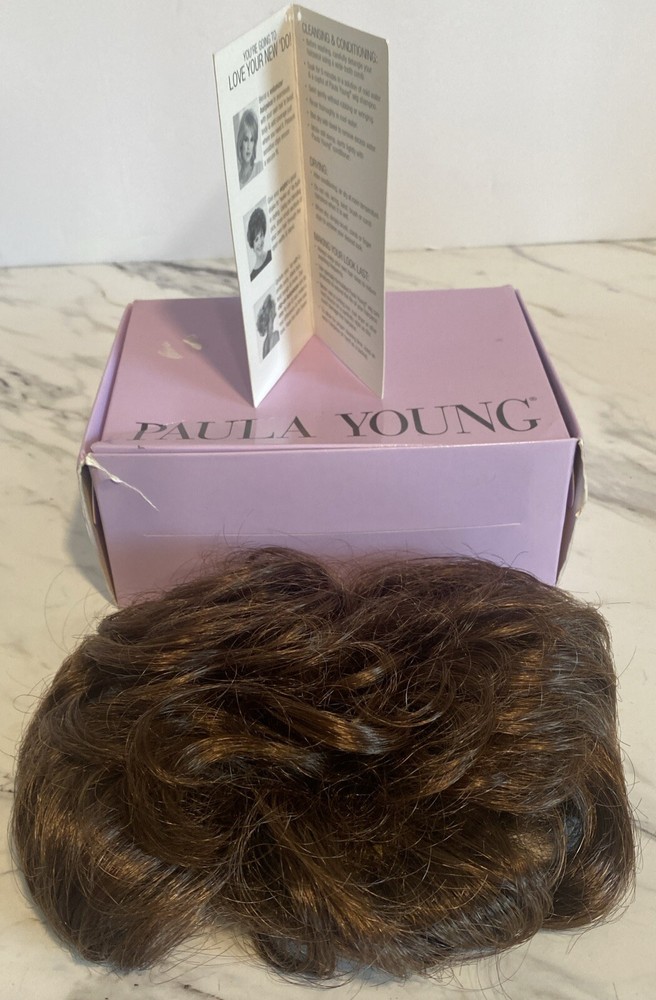 Paula Young Modest Touch Wiglet Hairpiece A1068 Color 30 Medium Auburn Topper