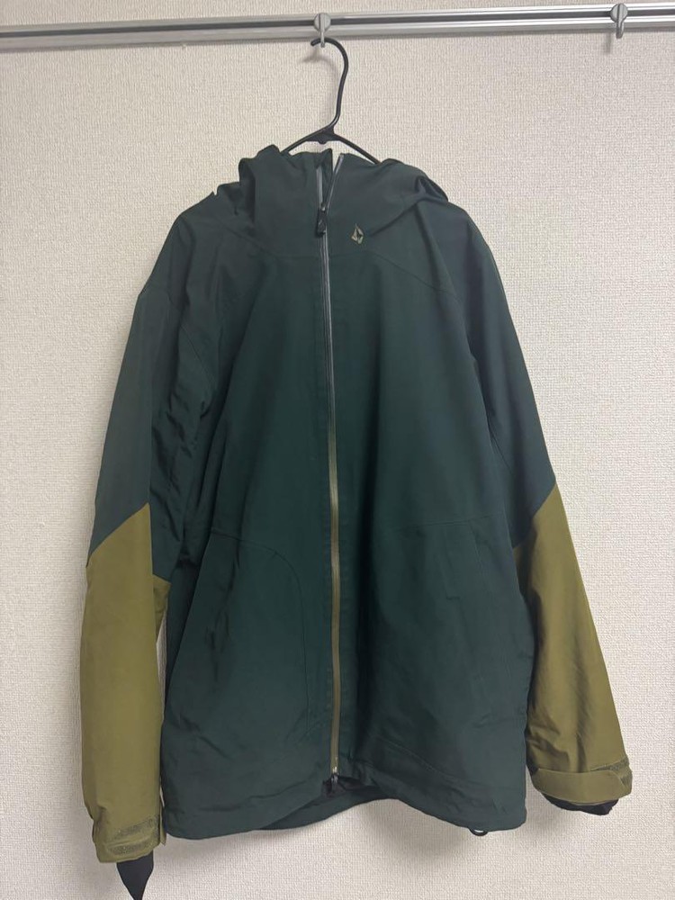 Volcom GORE-TEX Snowboard Jacket Mens Size M Green