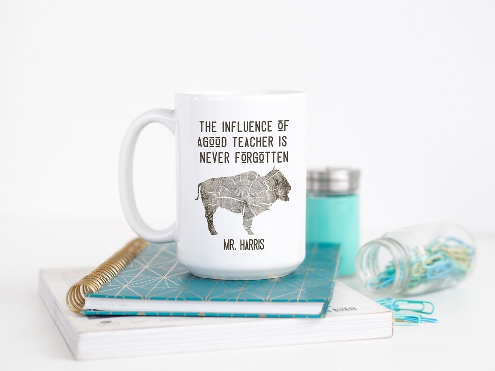 Masculine Teacher Coffee Mug Gift For Male Teacher Teacher Appreciation Male