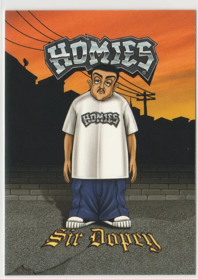 Sir Dopey #20 Homies Swap Cards 2004 NECA Lowrider Chicano Barrio East LA