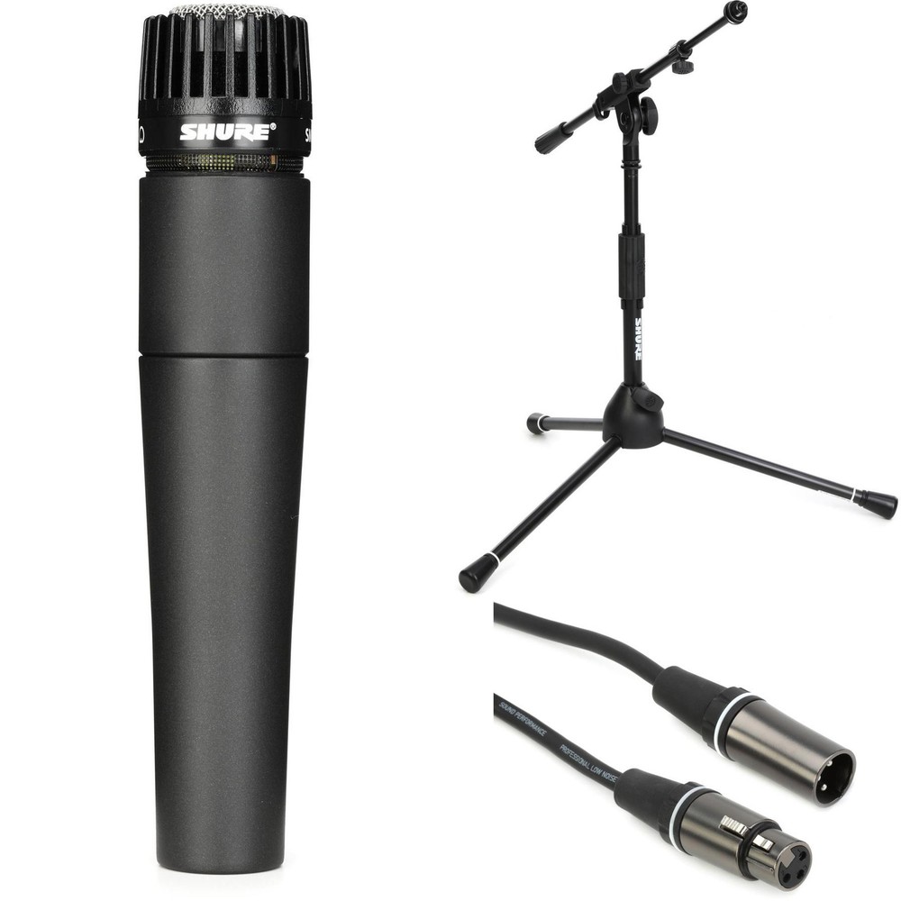 Shure SM57 Mic Pack with Stand and Cable for Instruments