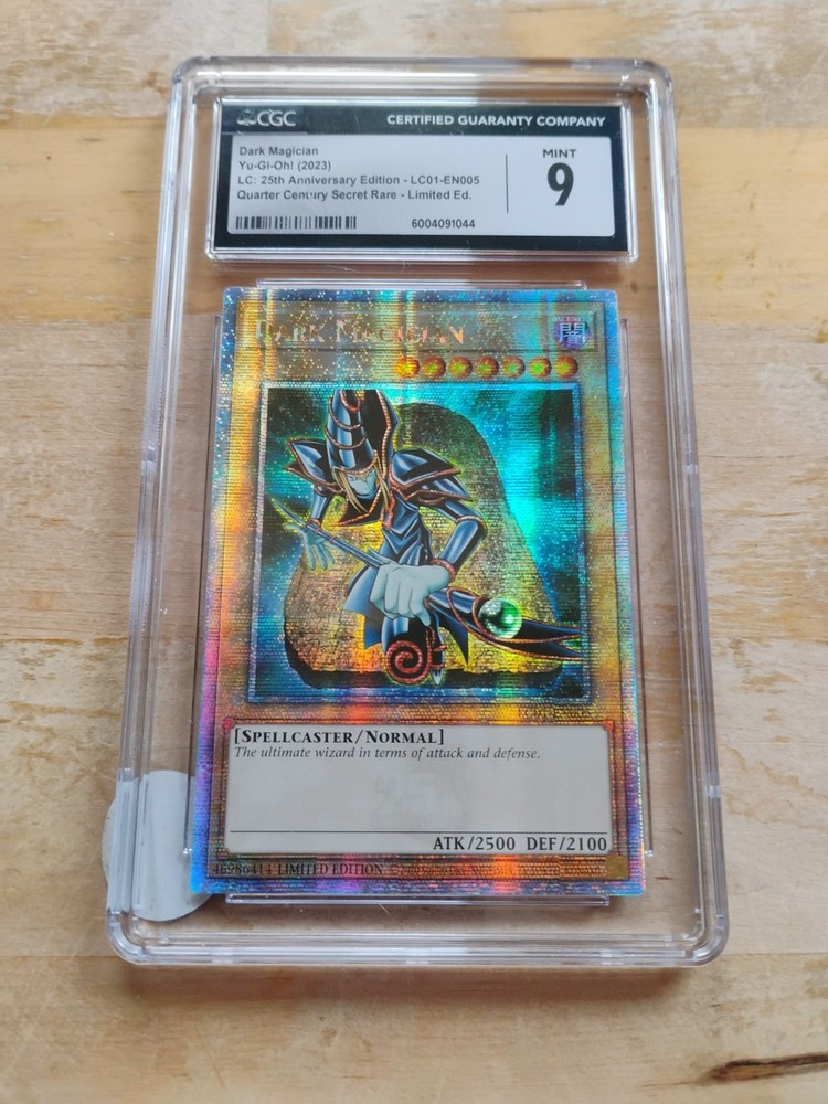 Yu-Gi-Oh Dark Magician LC01-EN005 CGC 9 Graded Quarter Century Rare