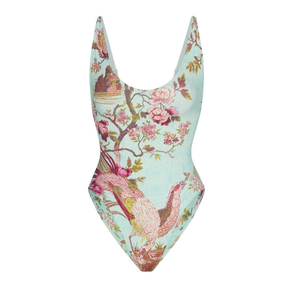 ROBERTO CAVALLI X SKIMS SCOOP NECK ONE PIECE