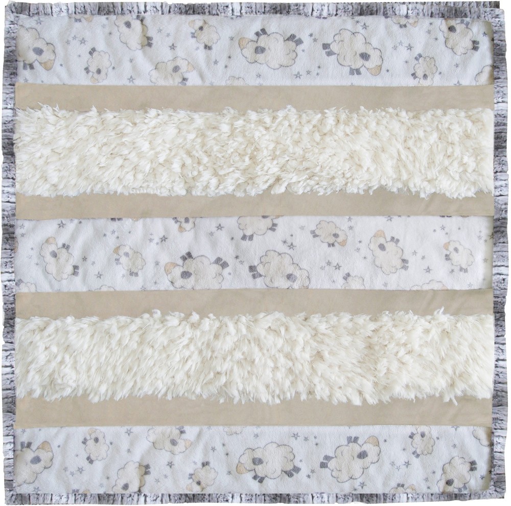 Minky Wee Ones Love Ewe Cuddle Kit Quilt Kit