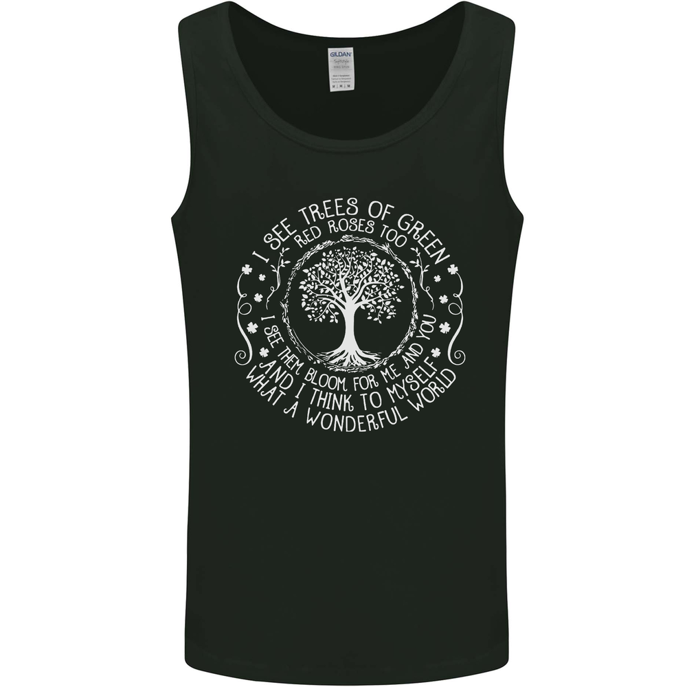 Trees Of Green Mens Vest Tank Top