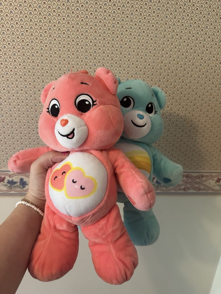 Lot of 2 Care Bears Unlock the Magic Basic Fun! 10