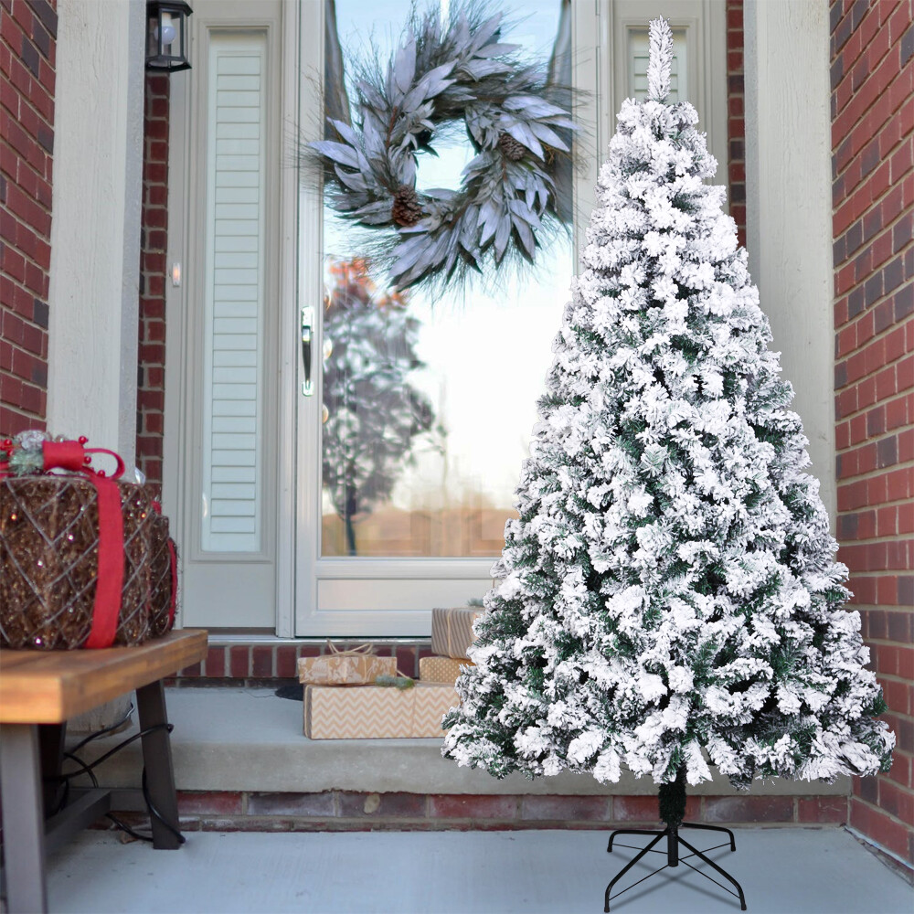 6FT 7FT Artificial Christmas Pine Tree for Holiday Decor