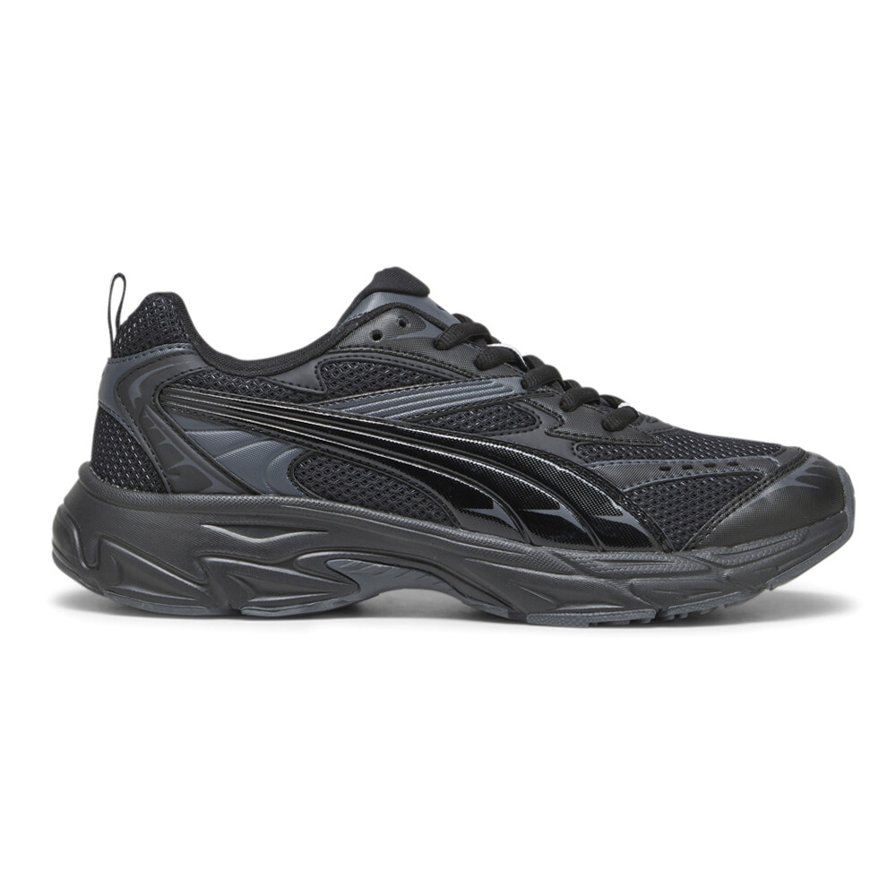 Puma Morphic Base Lace Up  Mens Black Sneakers Casual Shoes 39298204