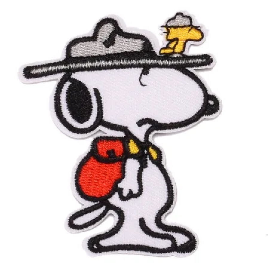 SNOOPY & WOODSTOCK Camp Rangers - Embroidered Iron On Patch