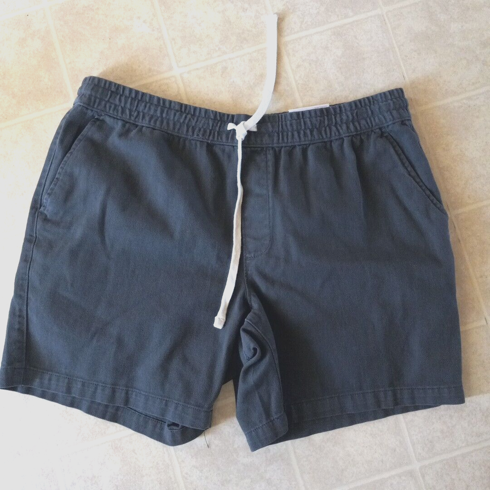 Pantalones Cortos Sonoma Para Hombre Pull-On Cintura Elástica con Cordón ~ Oliva ~ Talla L ~ NUEVOS NUEVOS CON ETIQUETAS