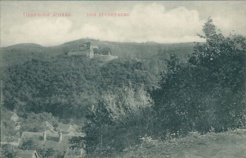 Postcard Gernrode Harz the Stubenberg around 1910 (No.9050)