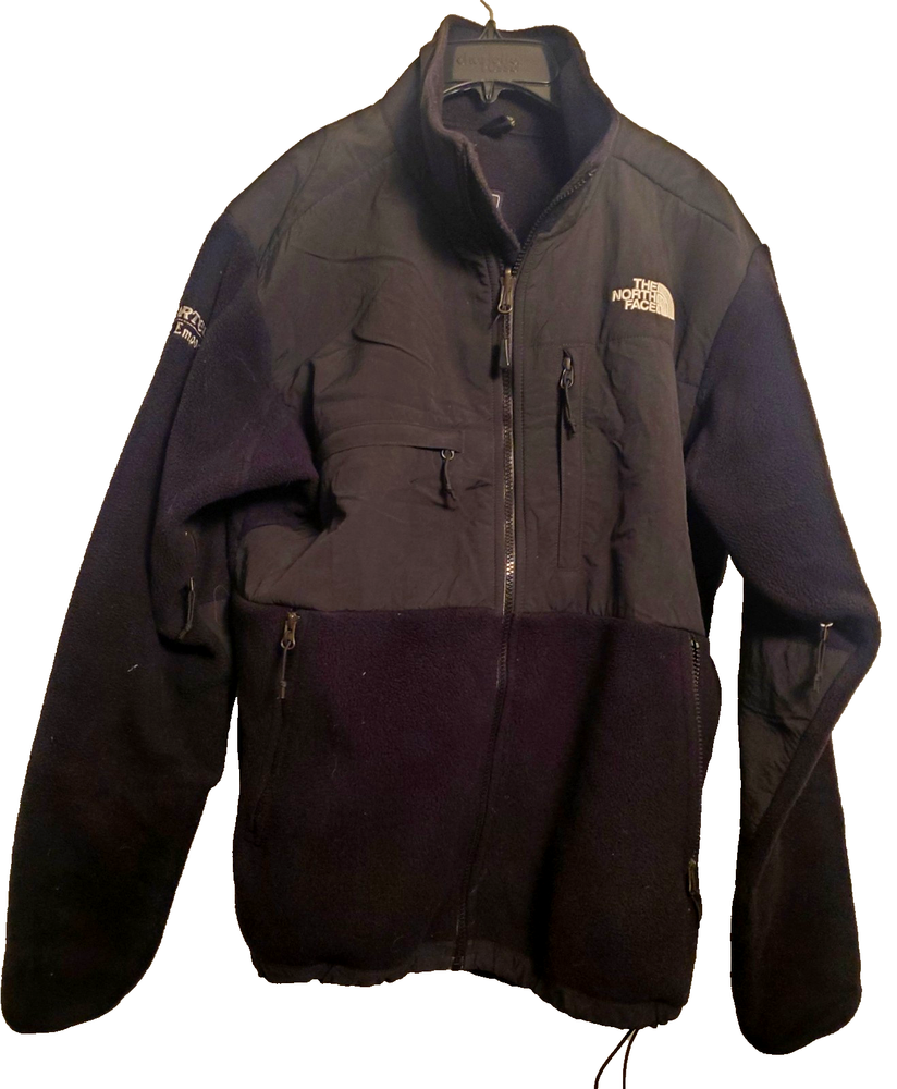 The North Face Men's Medium Black Denali Fleece Waterproof Rain Jacket