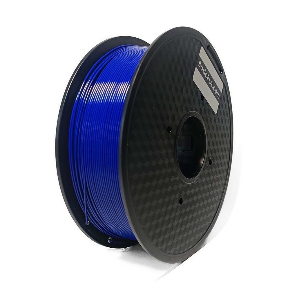 BasicFilaments 3D Printer PLA Filament 1.75mm 1KG/2.2LB [BLUE COLOR]