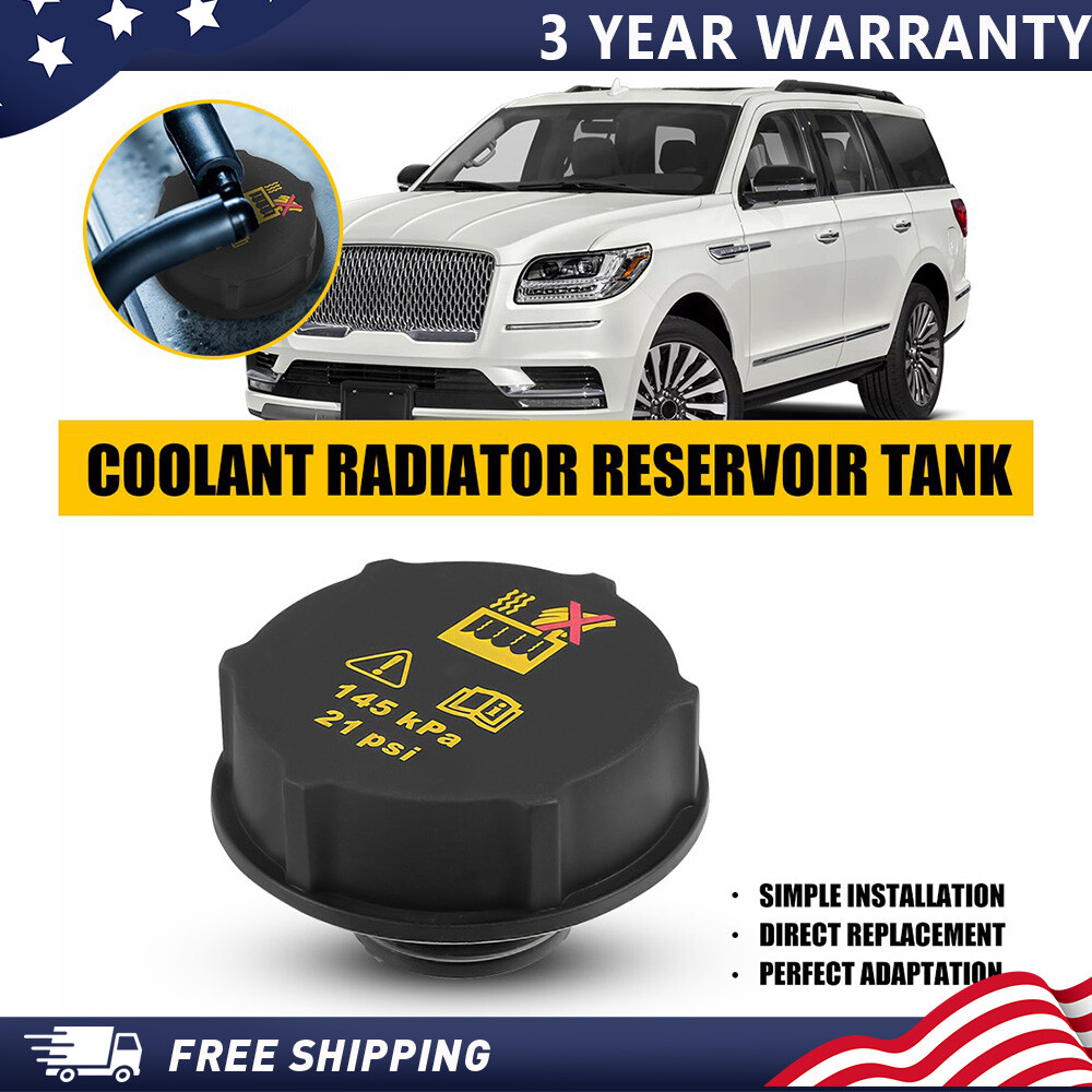 Fits For Ford Ecosport 2018-2021 Engine Coolant Cooling Radiator Tank Cap Black