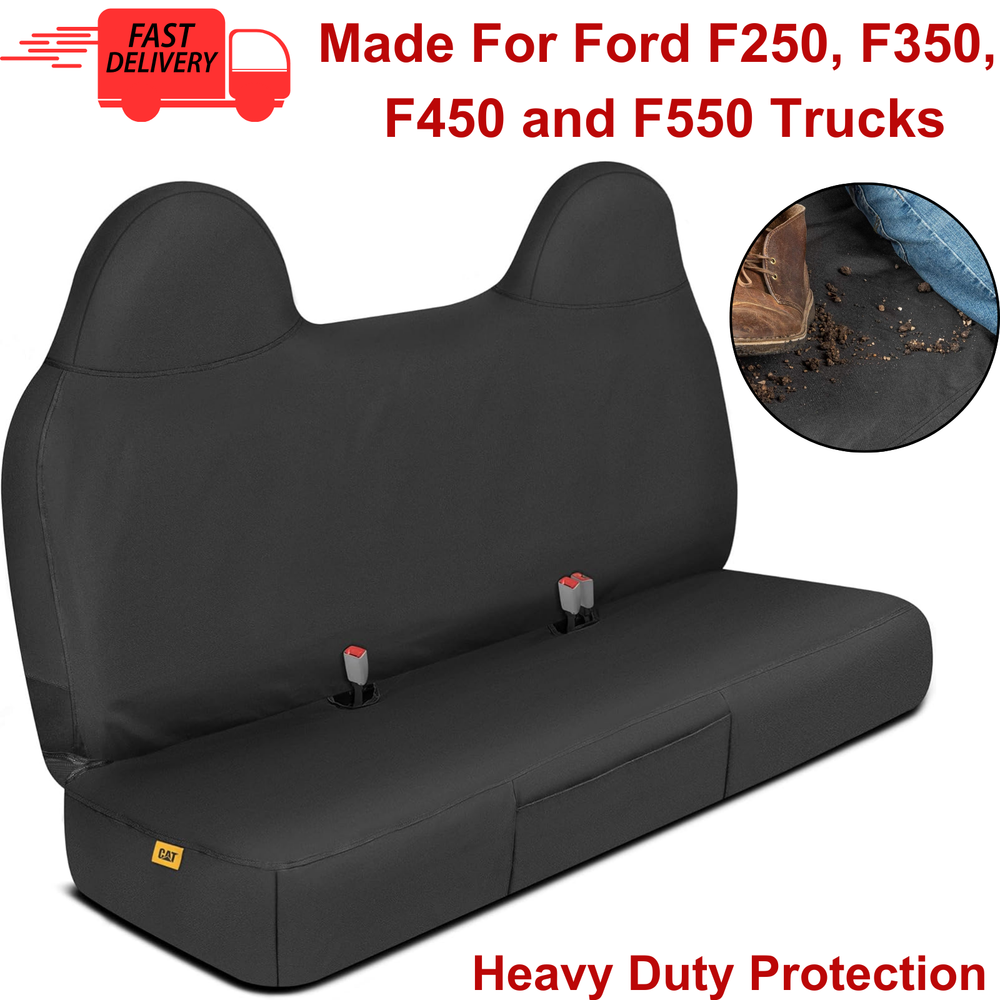 1999-2007 Ford F250 F350 F450 F550 Custom Caterpillar Front Bench Seat Cover
