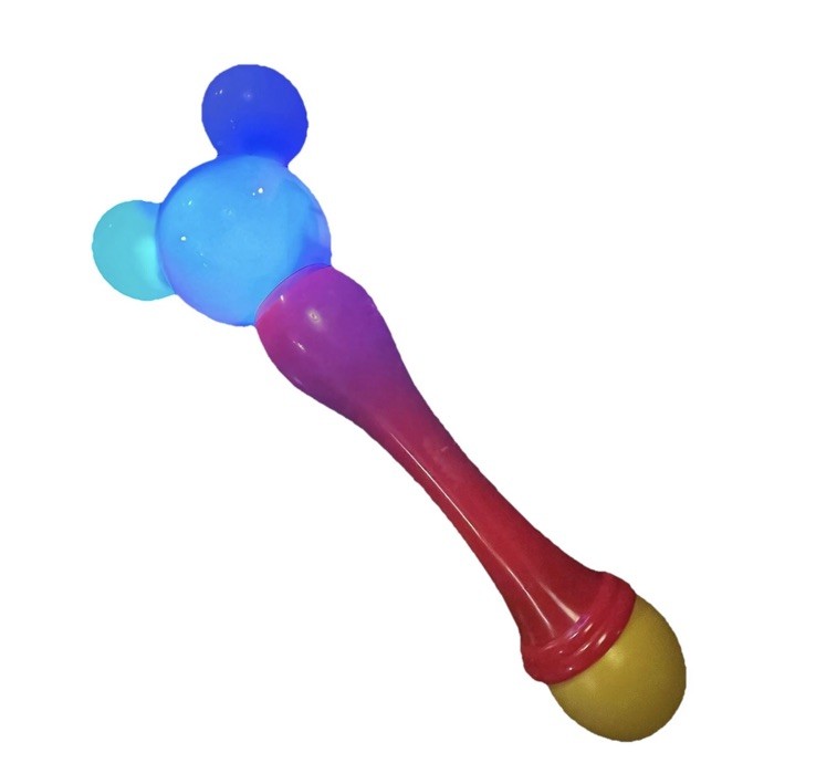 Disneyland Mickey Mouse Light Up Bubble Wand Glowing Souvenir