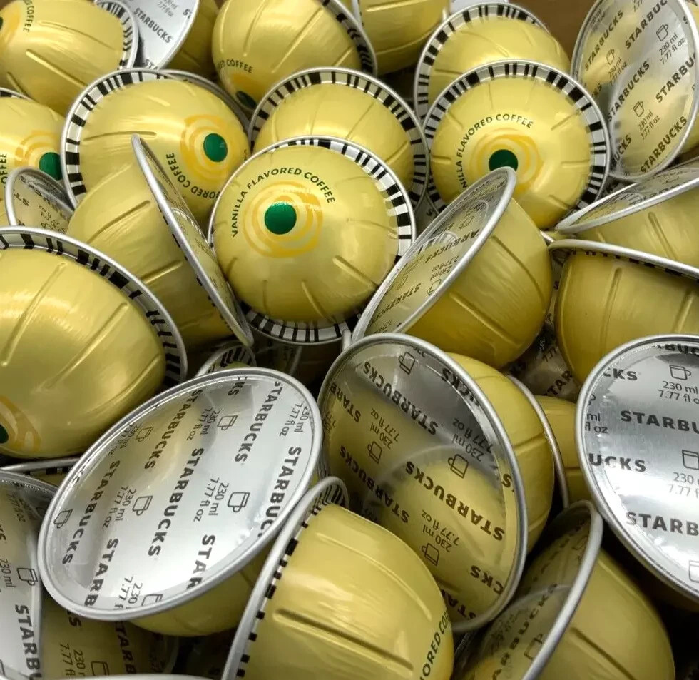 Starbucks Nespresso Vertuo Creamy Vanilla Coffee 96 Capsules Best Before 2025