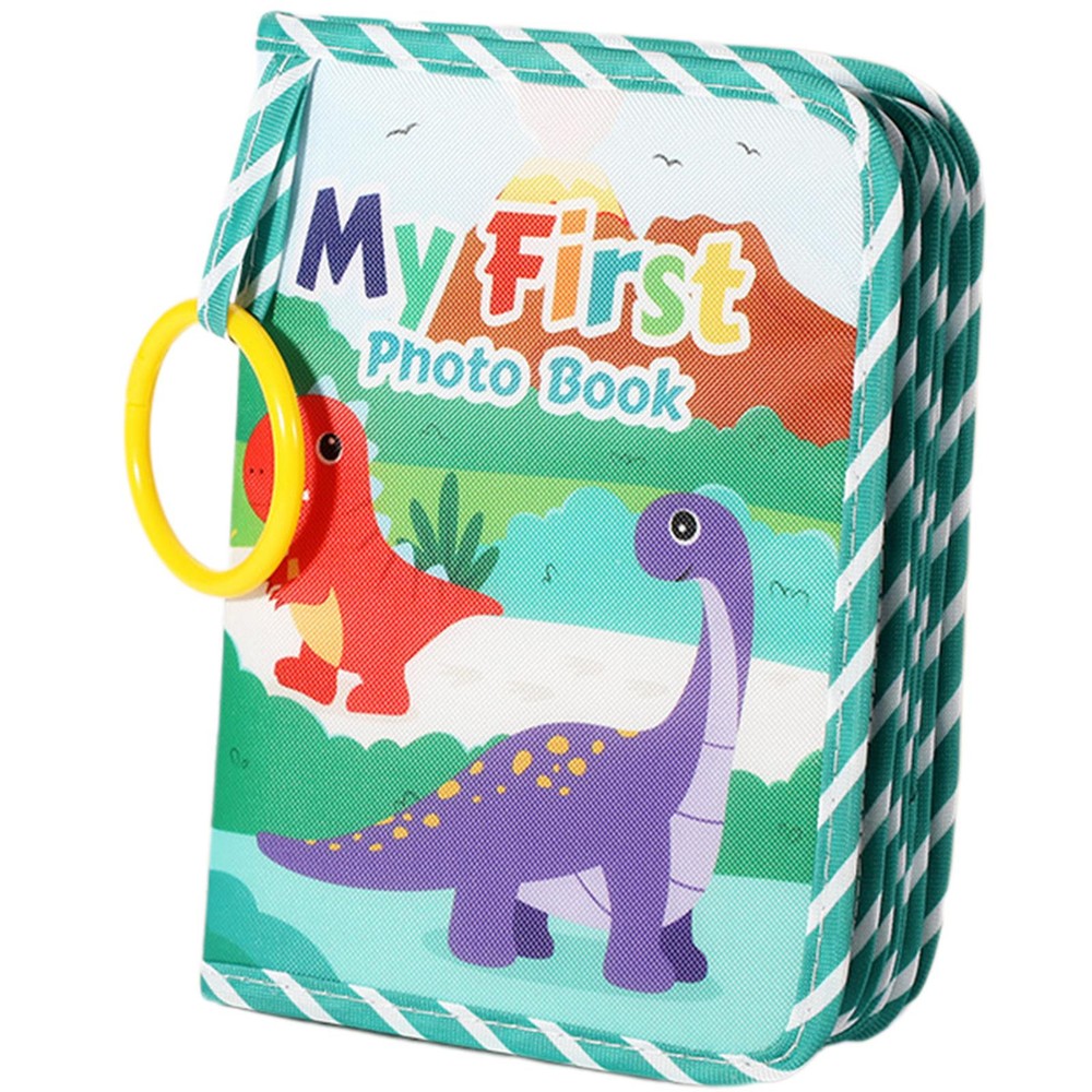 Baby Photo Albums First Year Safe Album Book Dinosaur Themed Soft Baby Toys