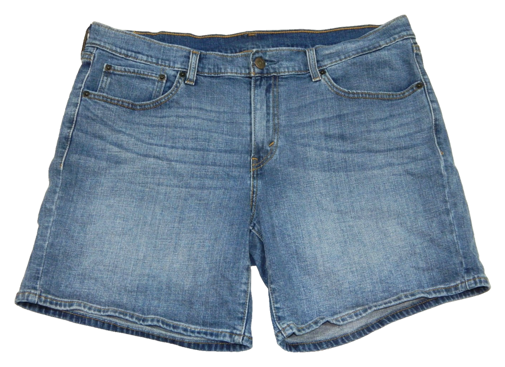 Women's Levi's Shorts Bermuda Stretch Denim Tag 32 measured size 34