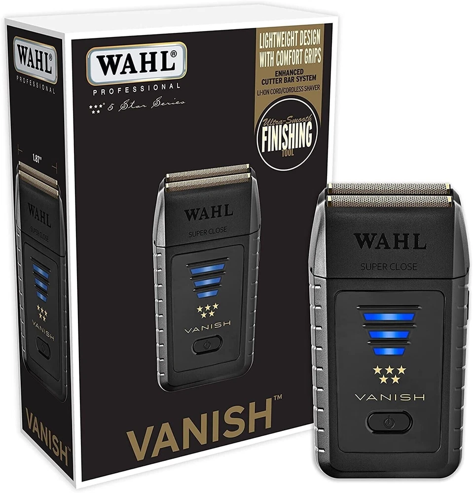 Wahl 5 Star Series Vanish Double Foil Corded/Cordless Shaver 8173-700 - NEW