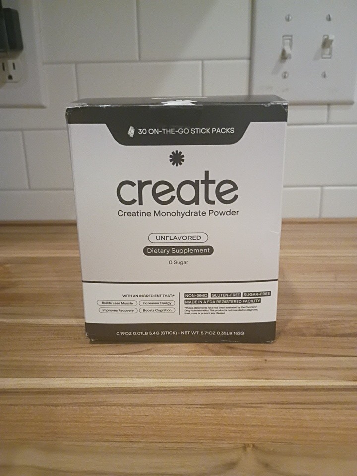 Create Single Serve Creatine Monohydrate Powder – 5g Creapure Creatine | R