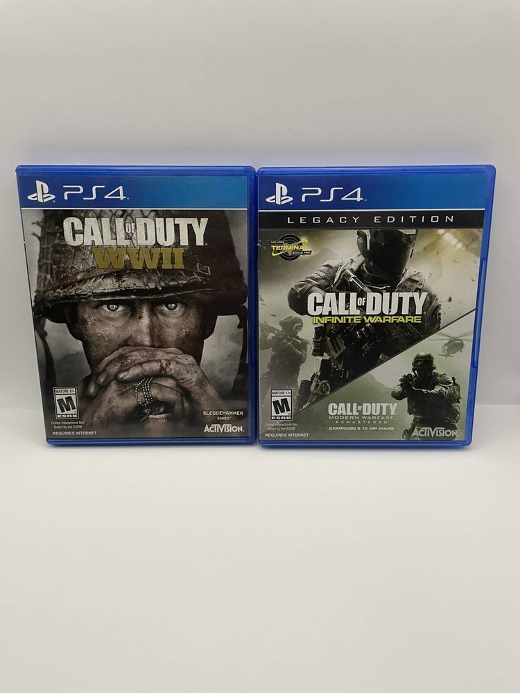 Paquete de juegos PS4 Call of Duty Segunda Guerra Mundial Infinite Warfare