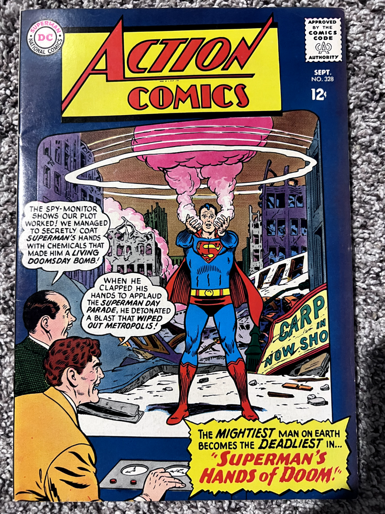 Action Comics #328 VF Superman's Hands of Doom