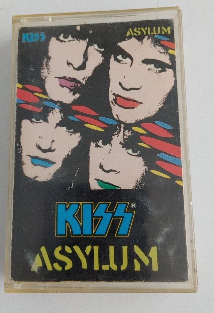 1985 KISS Asylum Mercury Records Cassette Tape #20411 Original Vintage