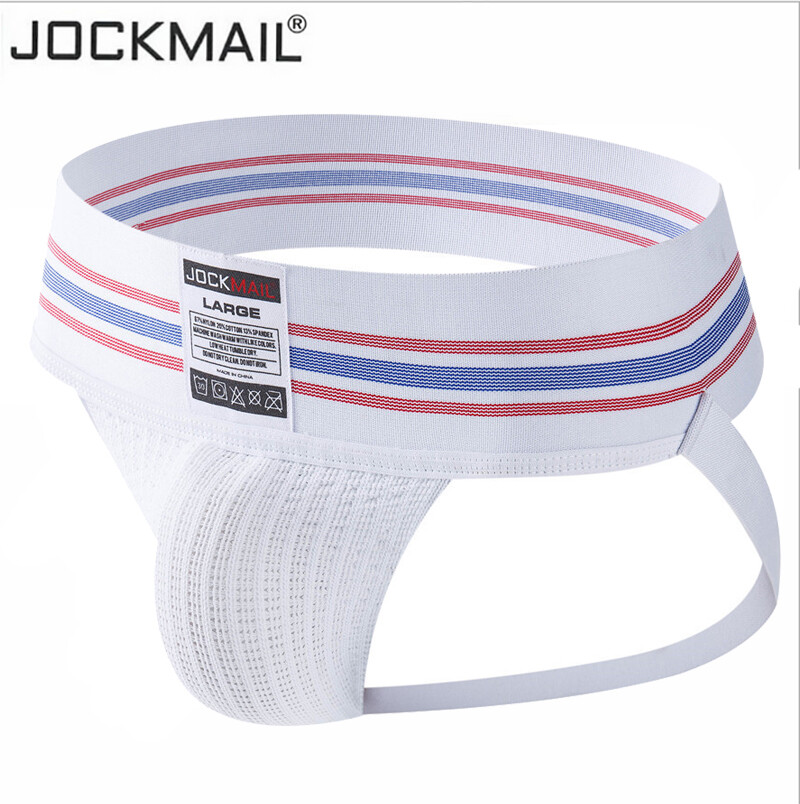 JOCKMAIL Men's Jock Strap Sports Underwear Jockstrap Briefs Underpants Thong