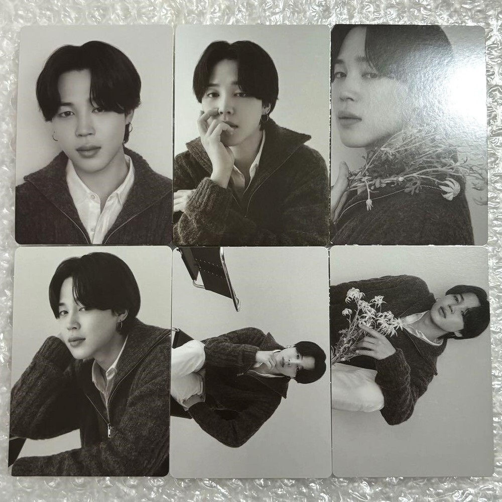 BTS JIMIN POP-UP : MONOCHROME in TOKYO Official Mini Photocard Complete Set