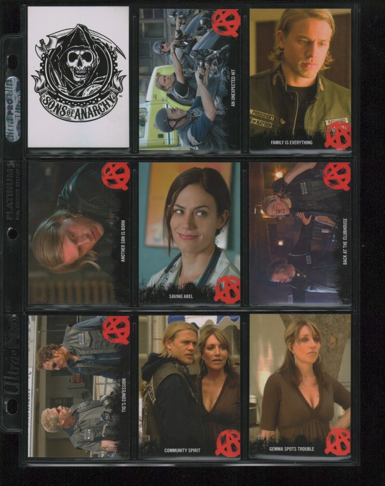 2014 Cryptozoic Sons of Anarchy Seasons 1-3 Base Set 1-100 + 3 Extras (405120