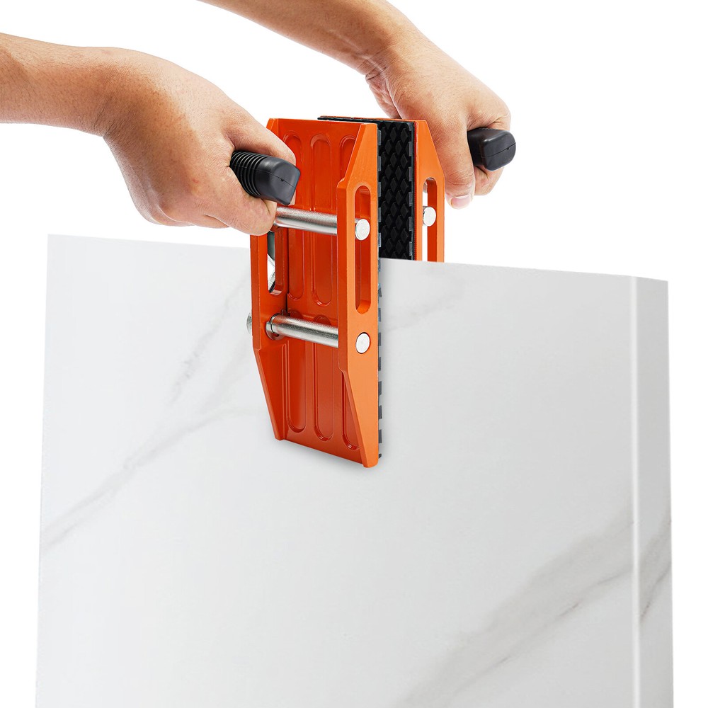 Heavy-Duty Portable Double Handed 150kg Stone Slab Clamp for Granite Marble Glass 5-45mm