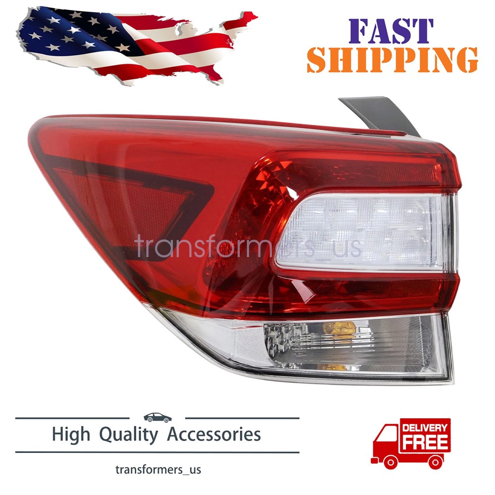 Left Driver Side Outer LED Tail Light For 2020-2023 Subaru Crosstrek / Impreza